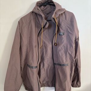 L.L. Bean Men's Hooded Windbreaker - Brown